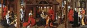 Hans Memling, The Nativity,The Adoration of the Magi,The Presentation in the Temple